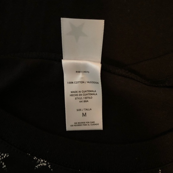 American Flag Glitter Lips T-shirt, Sz M - Picture 12 of 12